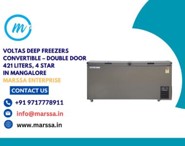 Voltas Deep Freezers Convertible – Double Door 421 Liters, 4 Star in Mangalore Marssa Enterprise