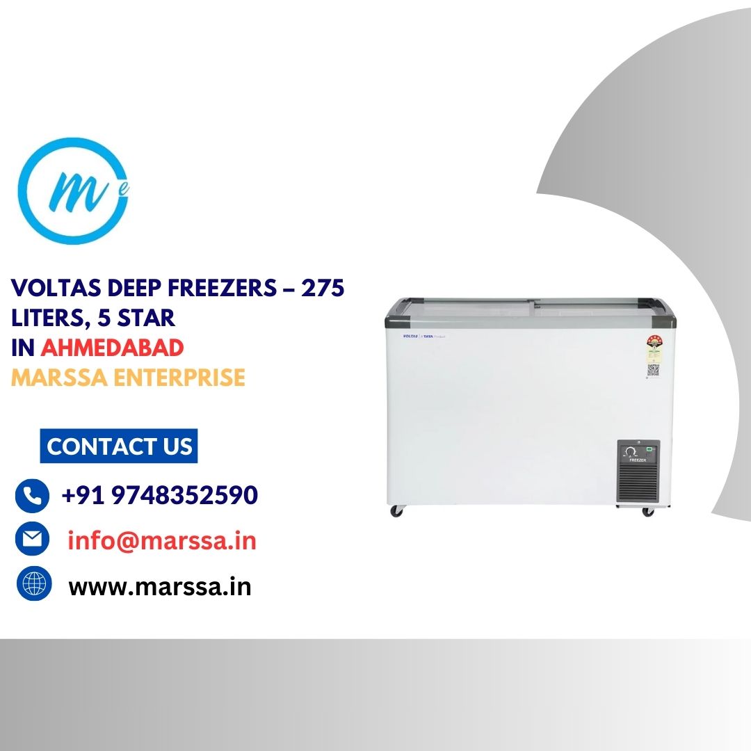 Voltas Deep Freezers – 275 Liters, 5 Star in Ahmedabad Marssa Enterprise