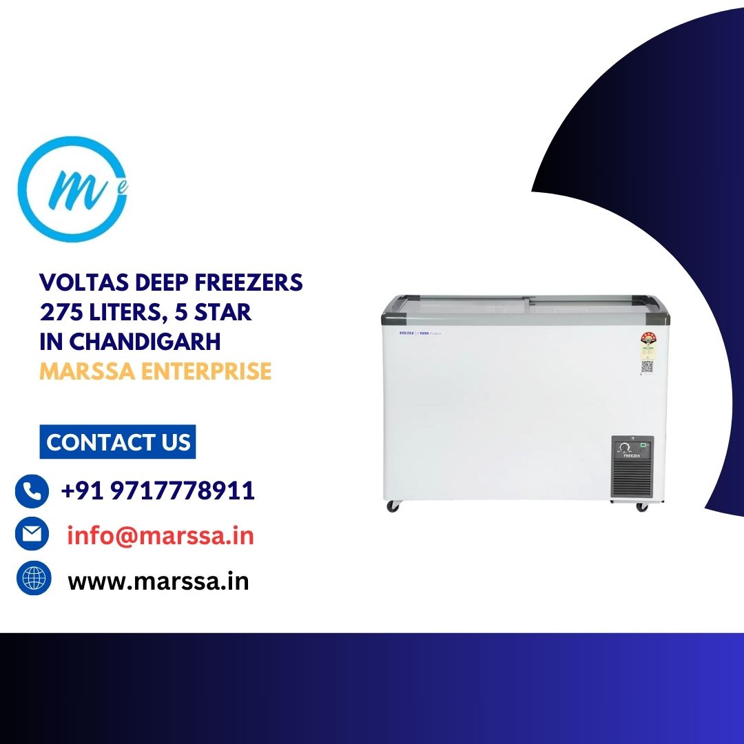 Voltas Deep Freezers – 275 Liters, 5 Star in Chandigarh Marssa Enterprise