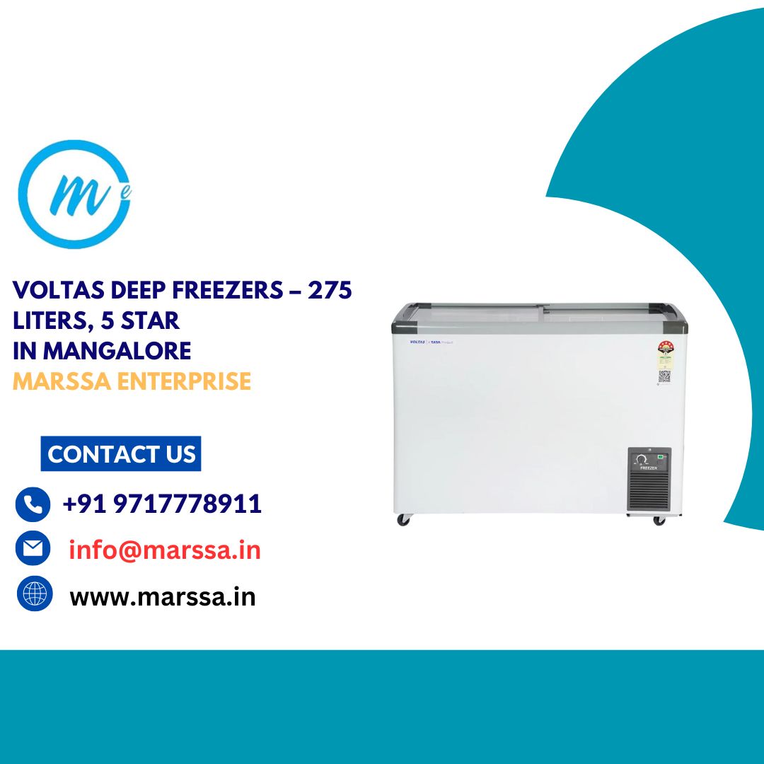 Voltas Deep Freezers – 275 Liters, 5 Star in Mangalore Marssa Enterprise