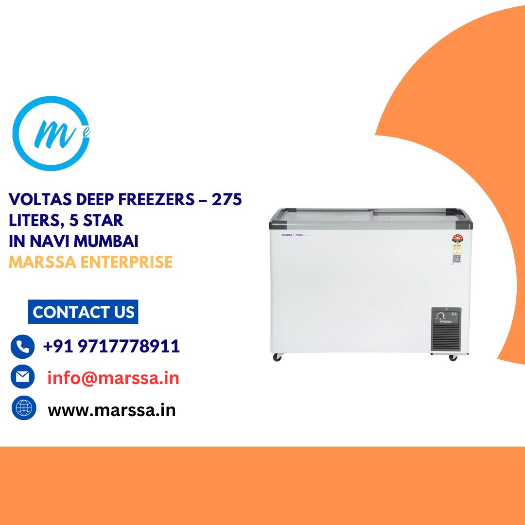 Voltas Deep Freezers – 275 Liters, 5 Star in Navi Mumbai Marssa Enterprise