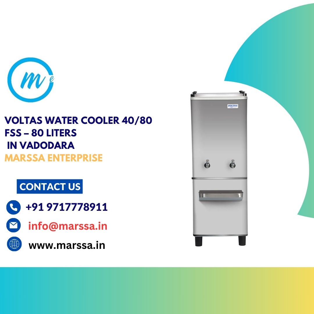 Voltas Water Cooler 40/80 FSS – 80 Liters in Vadodara Marssa Enterprise