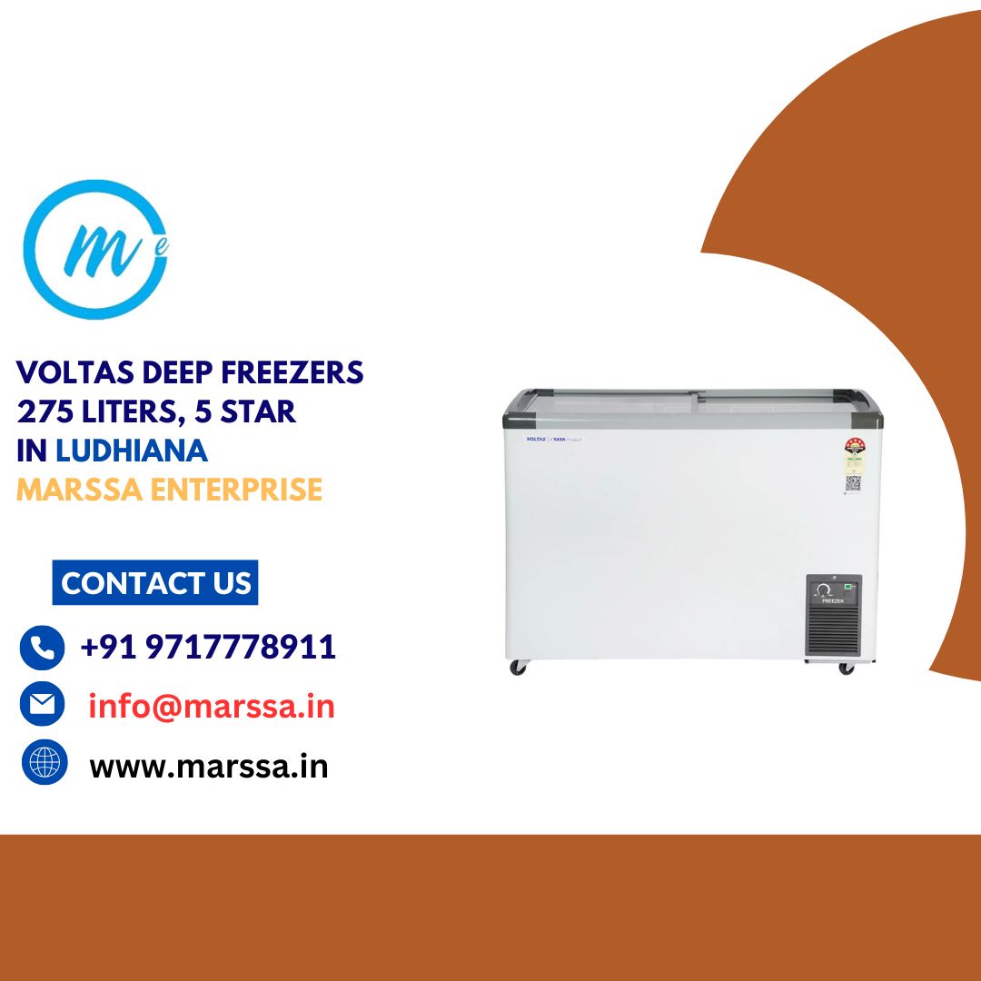 Voltas Deep Freezers 275 Liters, 5 Star in Ludhiana Marssa Enterprise
