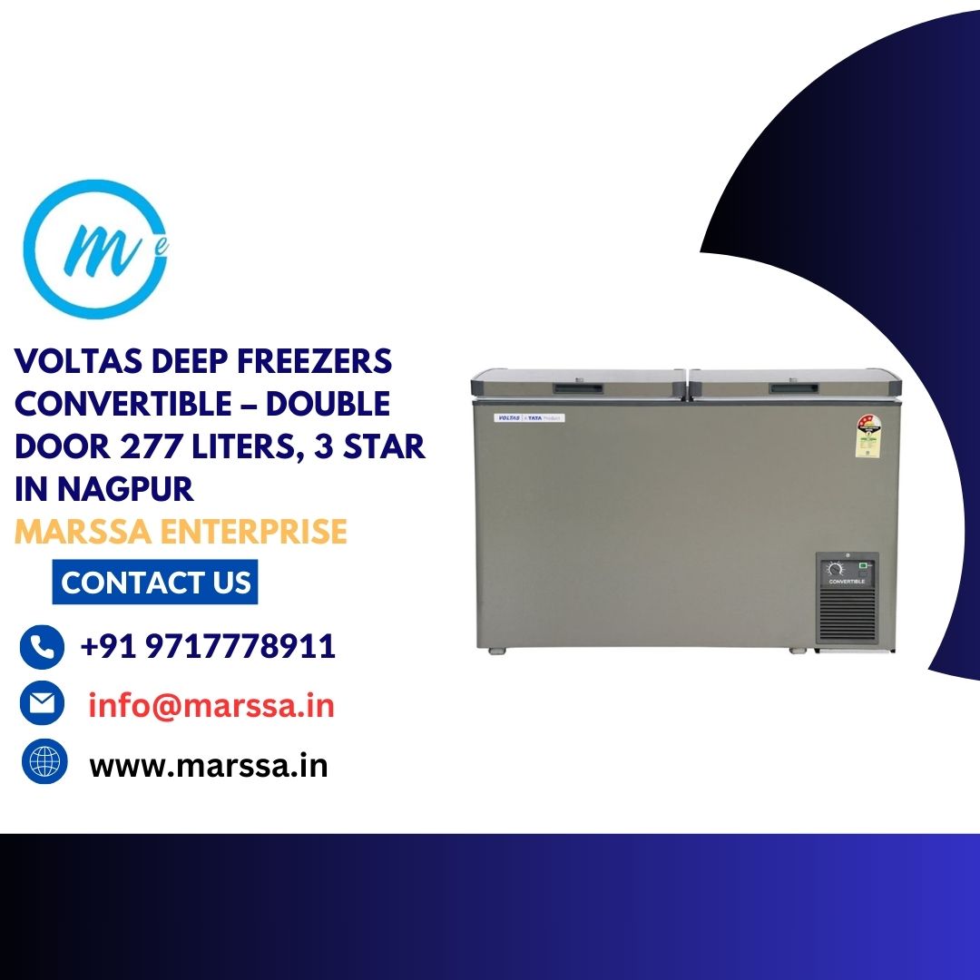 Voltas Deep Freezers Convertible – Double Door 277 Liters, 3 Star in Nagpur Marssa Enterprise
