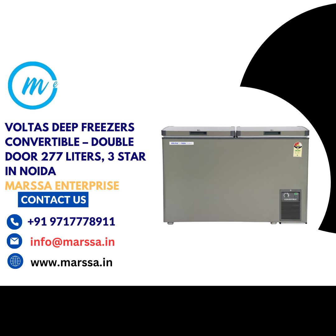 Voltas Deep Freezers Convertible – Double Door 277 Liters, 3 Star in Noida Marssa Enterprise