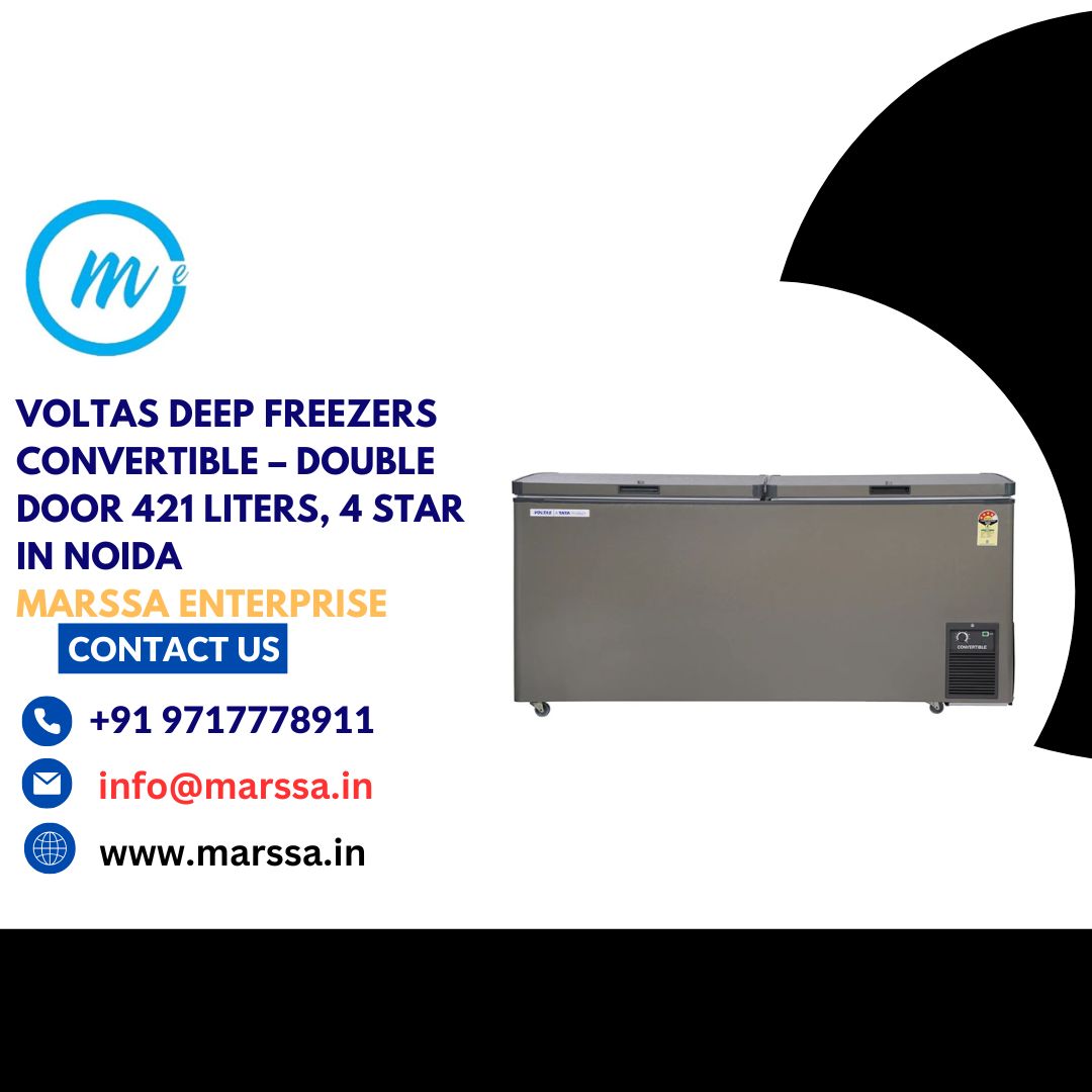 Voltas Deep Freezers Convertible – Double Door 421 Liters, 4 Star in Noida Marssa Enterprise
