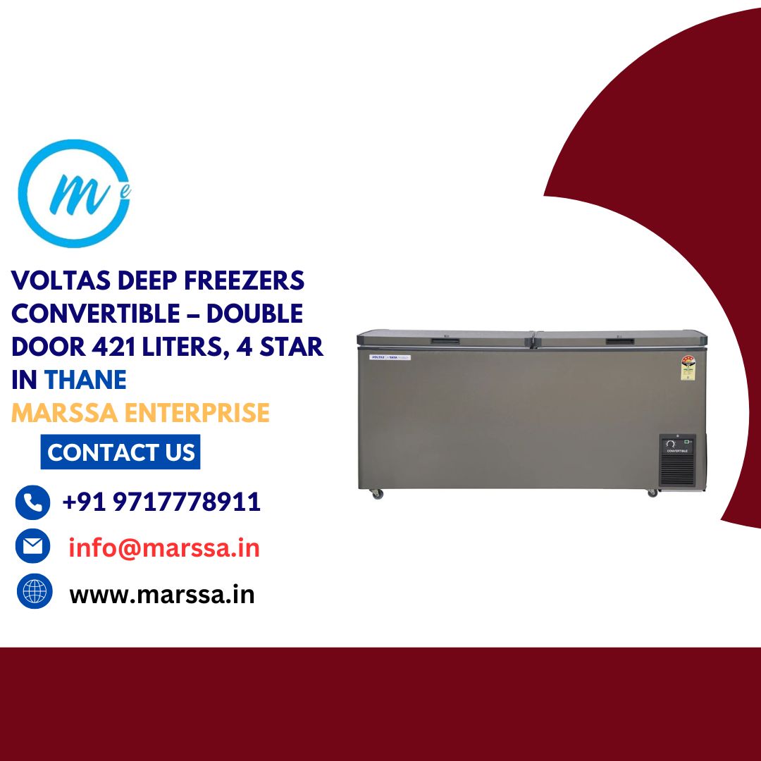 Voltas Deep Freezers Convertible – Double Door 421 Liters, 4 Star in Thane Marssa Enterprise