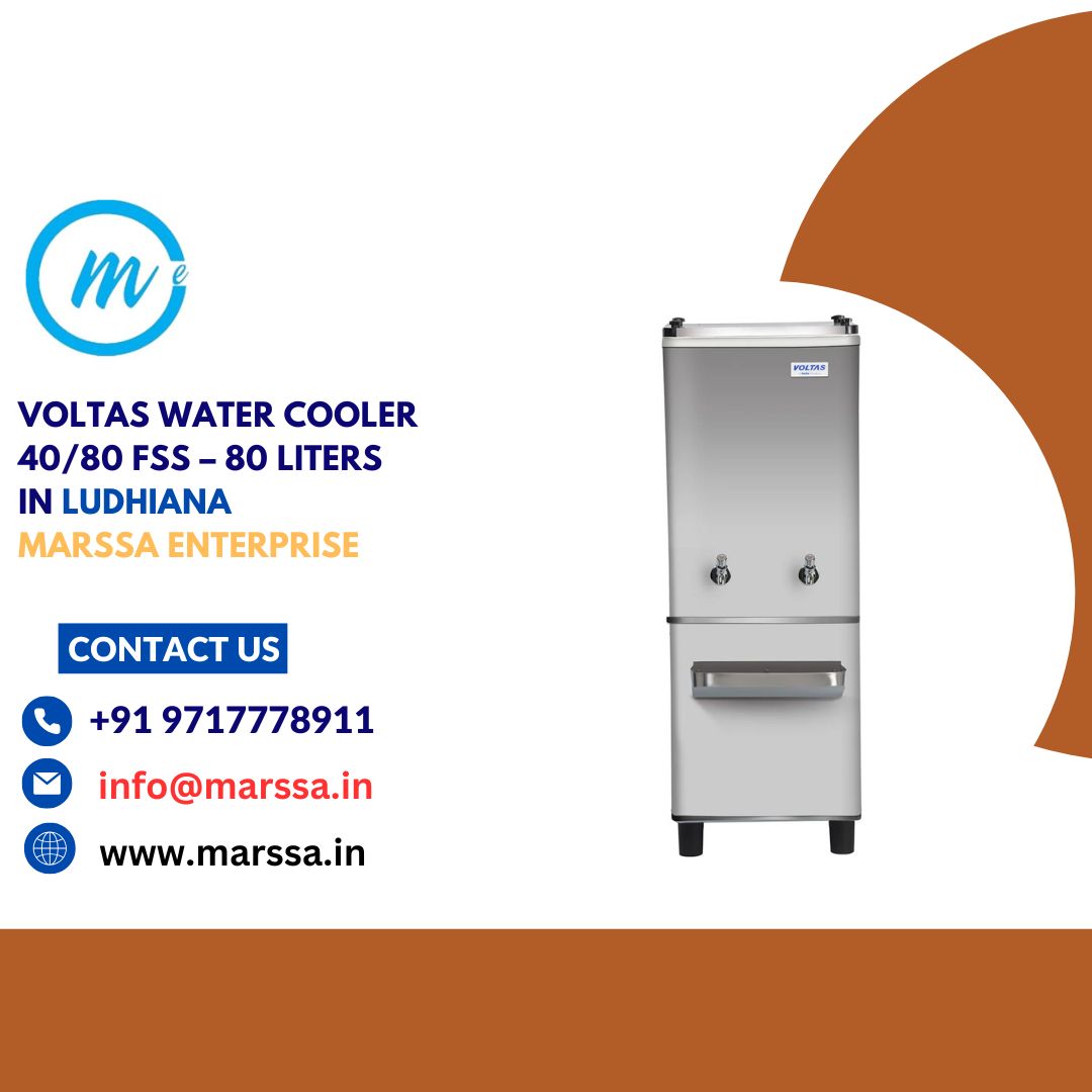 Voltas Water Cooler 40/80 FSS – 80 Liters in Ludhiana Marssa Enterprise