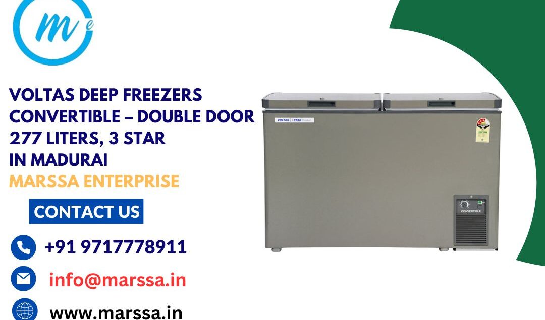 Voltas Deep Freezers Convertible – Double Door 277 Liters, 3 Star in Madurai Marssa Enterprise
