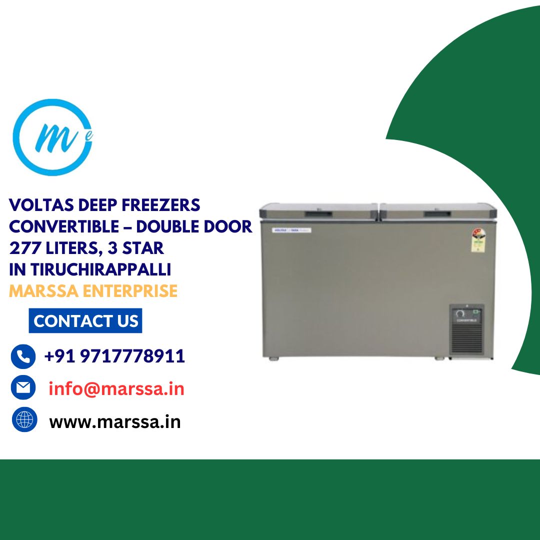 Voltas Deep Freezers Convertible – Double Door 277 Liters, 3 Star in Tiruchirappalli Marssa Enterprise