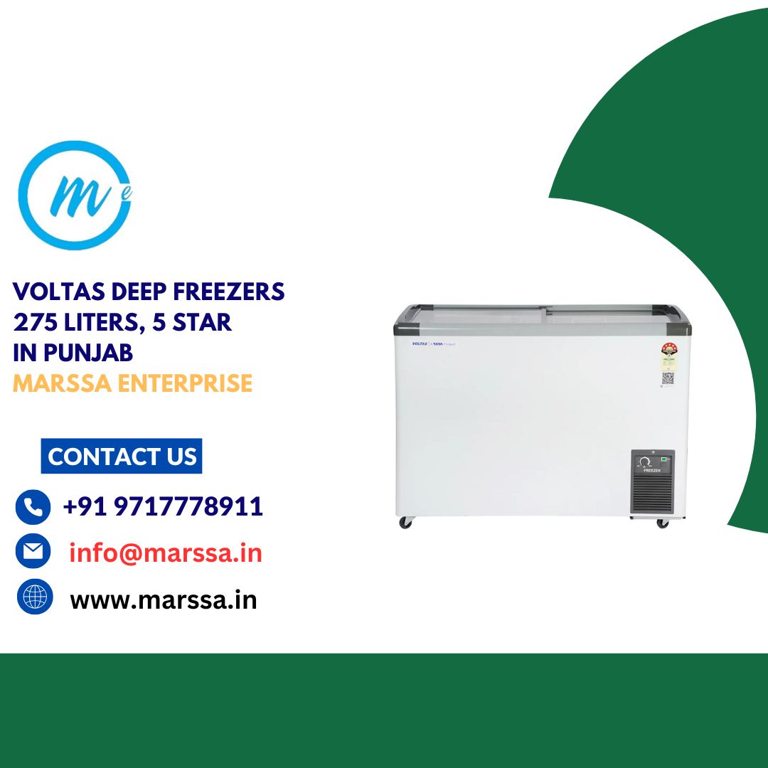 Voltas Deep Freezers 275 Liters, 5 Star in Punjab Marssa Enterprise