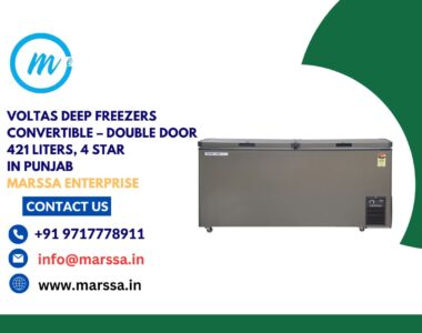 Voltas Deep Freezers Convertible – Double Door 421 Liters, 4 Star in Punjab Marssa Enterprise
