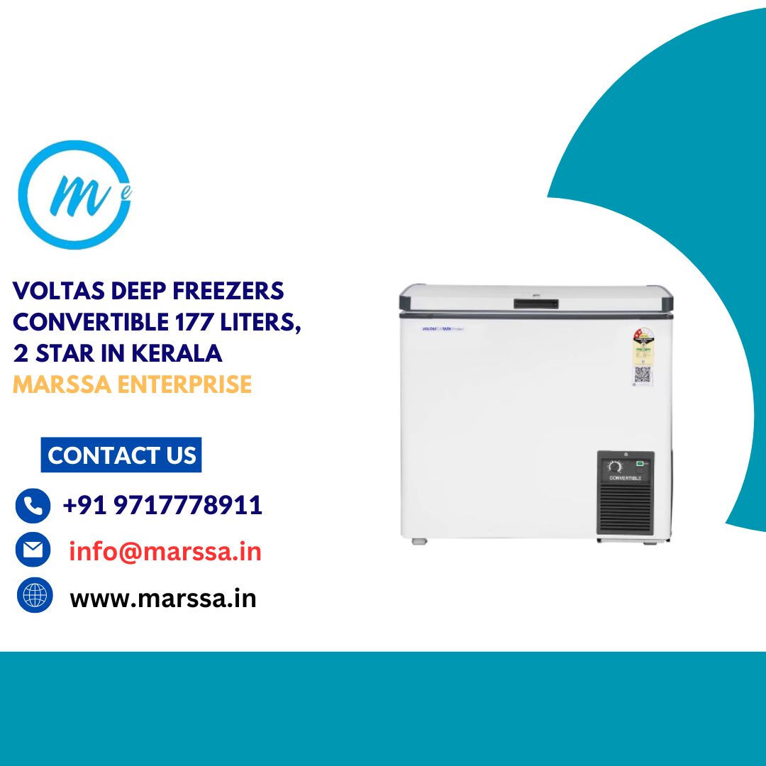 Voltas Deep Freezers Convertible 177 Liters, 2 Star in Kerala Marssa Enterprise