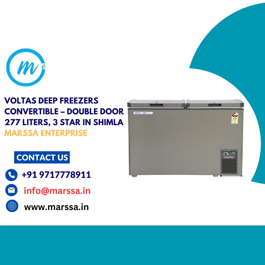 Voltas Deep Freezers Convertible – Double Door 277 Liters, 3 Star in Shimla Marssa Enterprise