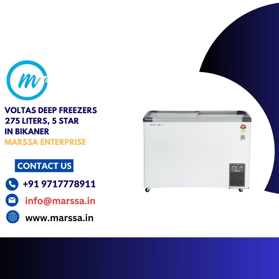 Voltas Deep Freezers 275 Liters, 5 Star in Bikaner Marssa Enterprise