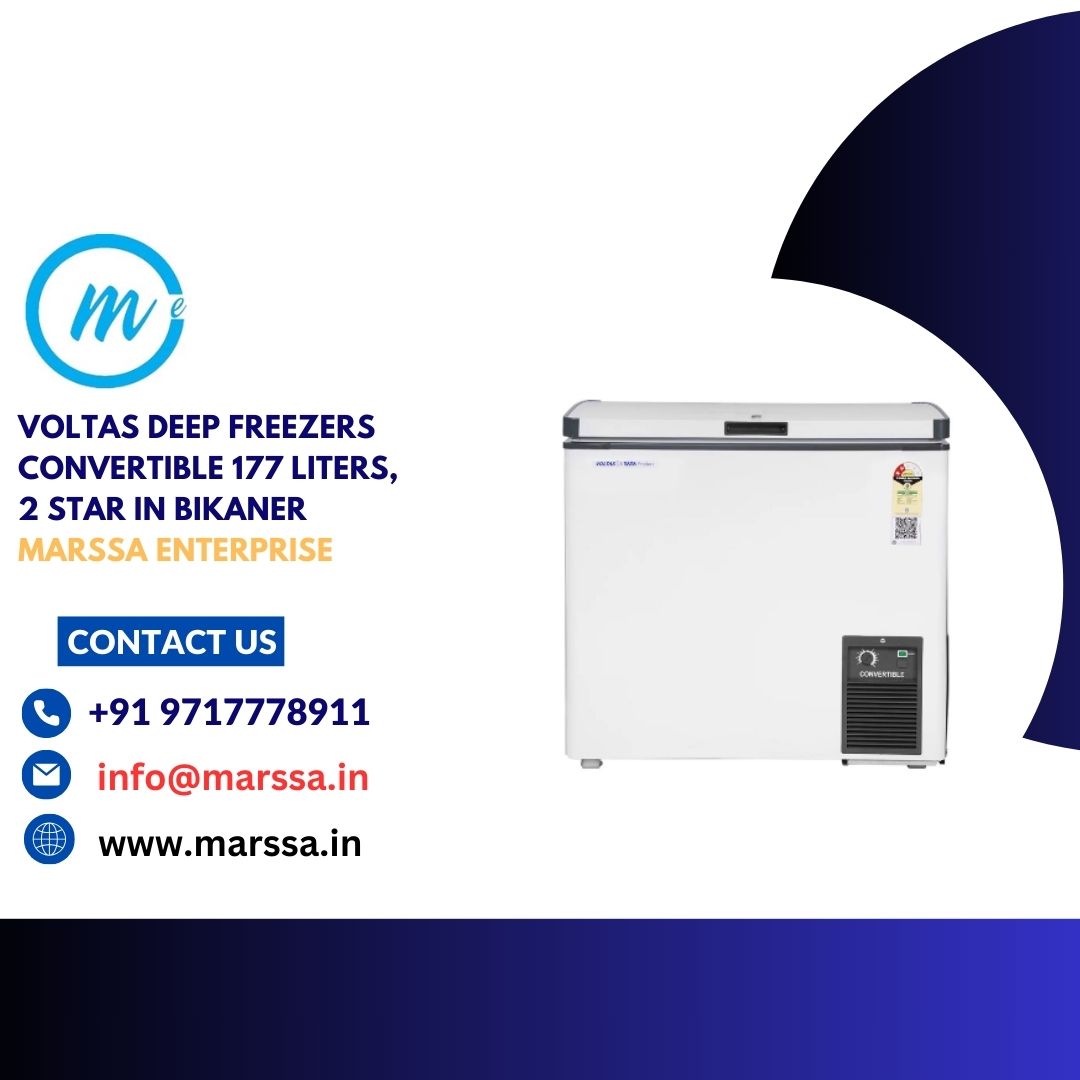 Voltas Deep Freezers Convertible 177 Liters, 2 Star in Bikaner Marssa Enterprise