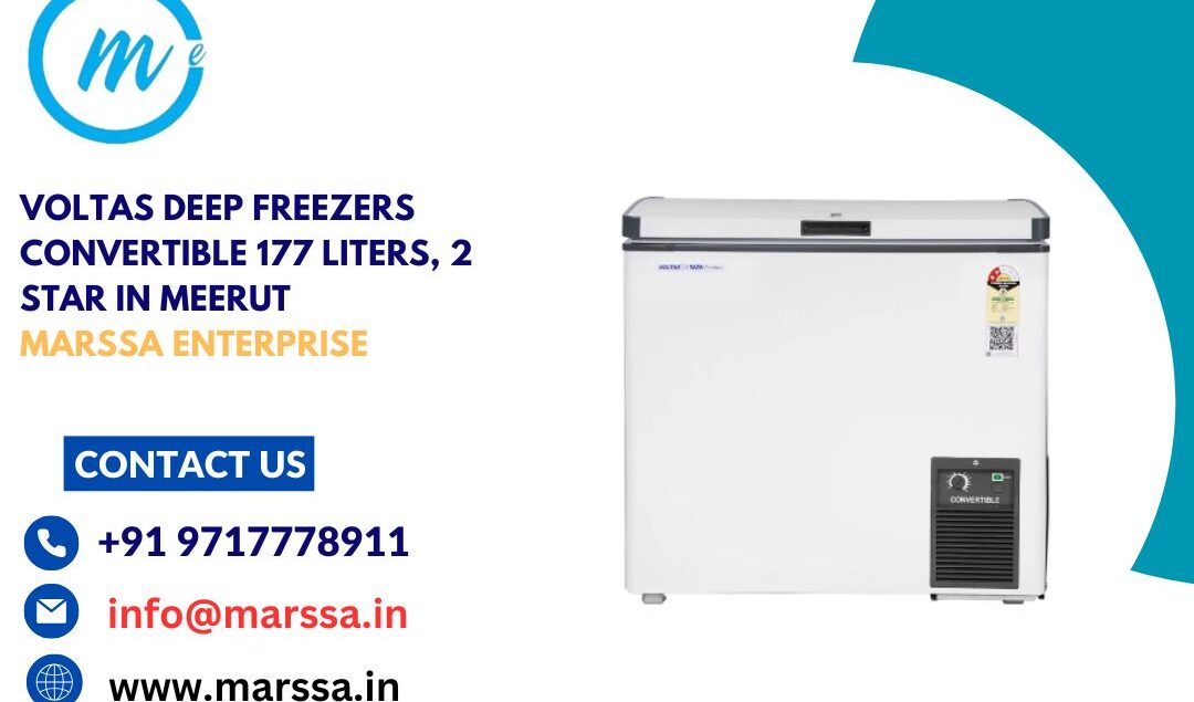 Voltas Deep Freezers Convertible 177 Liters, 2 Star in Meerut Marssa Enterprise