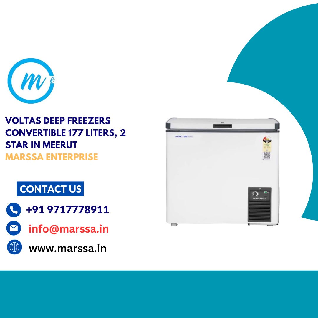Voltas Deep Freezers Convertible 177 Liters, 2 Star in Meerut Marssa Enterprise