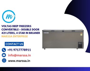 Voltas Deep Freezers Convertible – Double Door 421 Liters, 4 Star in Bikaner Marssa Enterprise