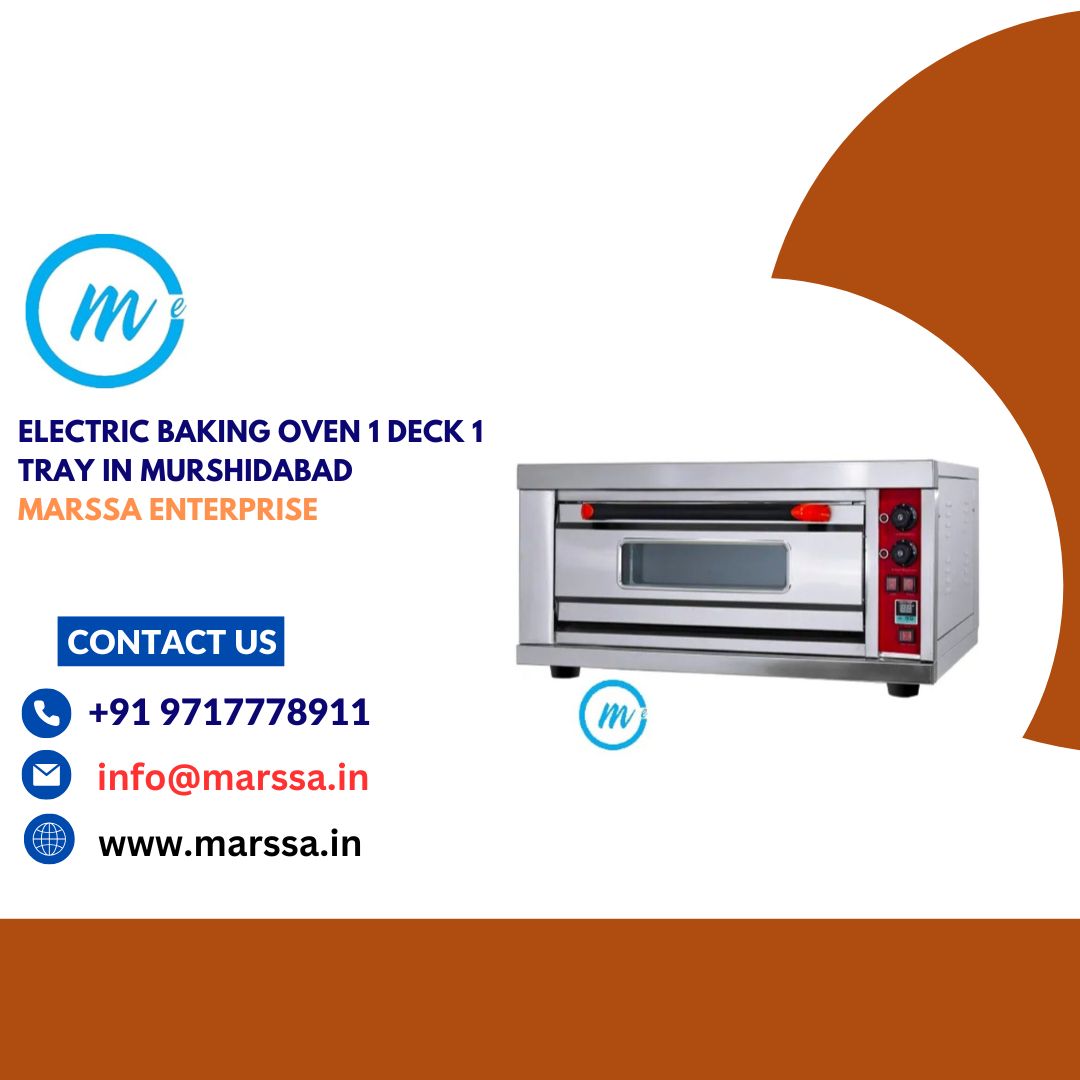 Electric Baking Oven 1 Deck 1 Tray in Murshidabad Marssa Enterprise